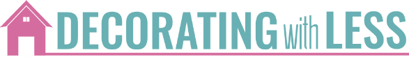 Decorating With Less wordmark